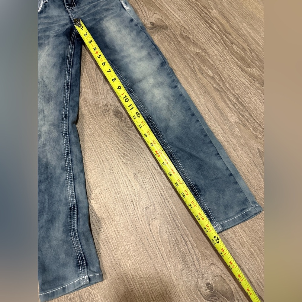 Girls CRB Embellished Skinny Jeans | Medium Wash Denim | Size 8 - Picture 8 of 11